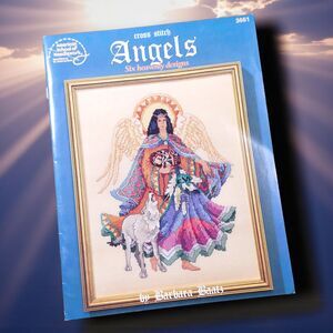 Vintage Angels Cross Stitch Booklet 6 Designs Barbara Baatz ASN #3661